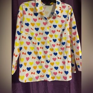 Plus-size Hello Kitty Button up